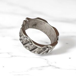 5 For $25💫Trendy Silver Whimsigoth Ring